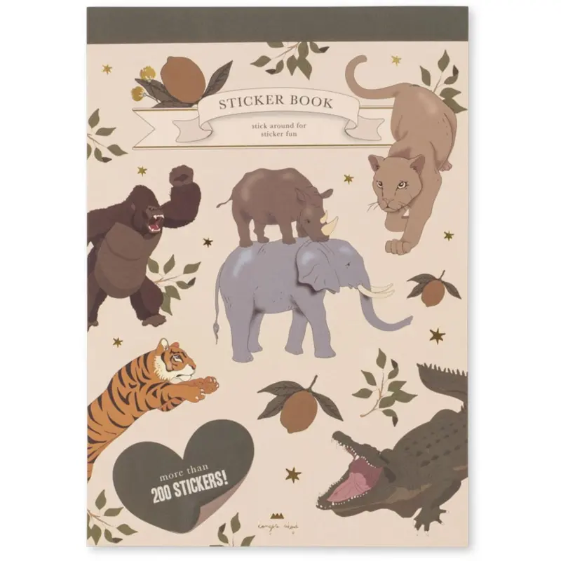 Konges Sløjd Tiger A Sticker A Day 1