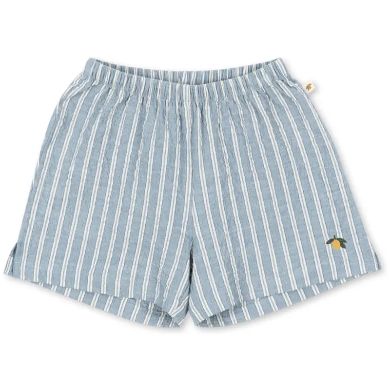 Konges Sløjd Trio Bleu Stripe Elliot Shorts Gots 1