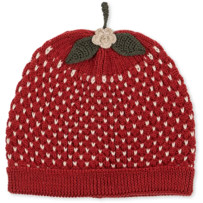 Konges Sløjd True Red Strawberry Beanie 1