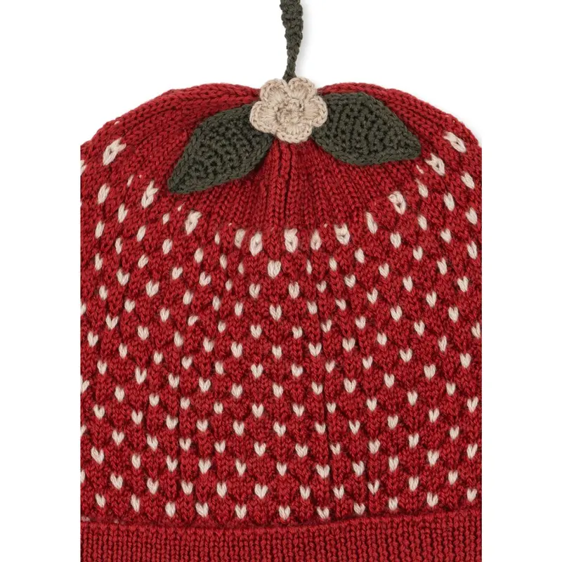 Konges Sløjd True Red Strawberry Beanie 2