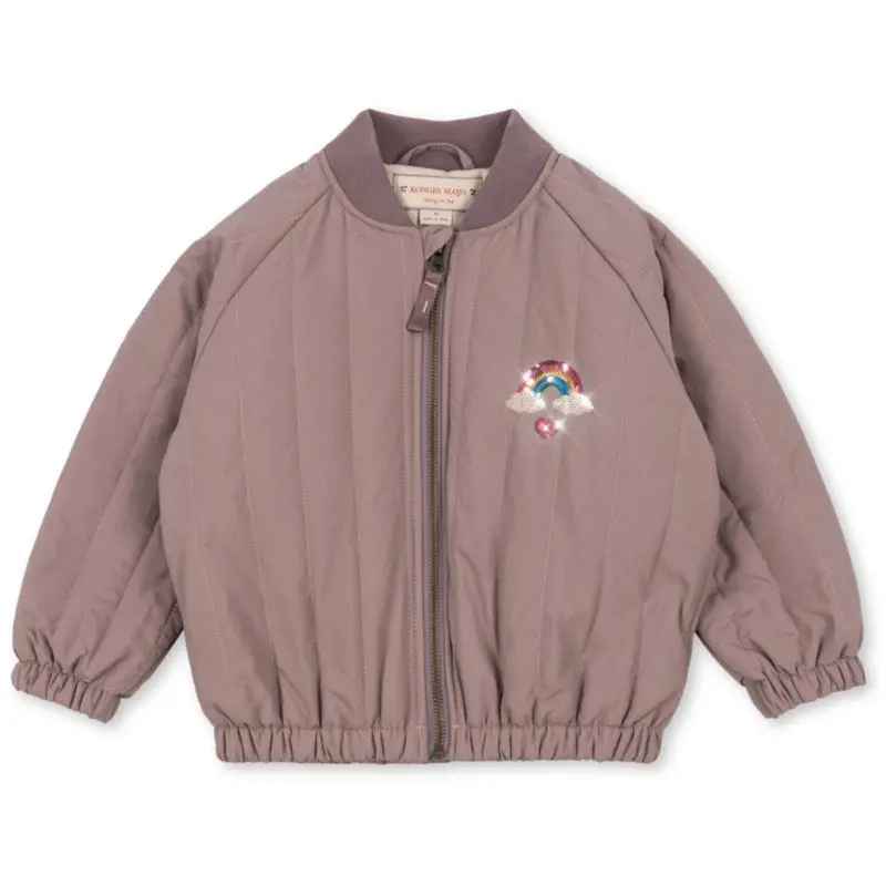 Konges Sløjd Twilight Mauve Juno Sequin Bomber Jacket 1