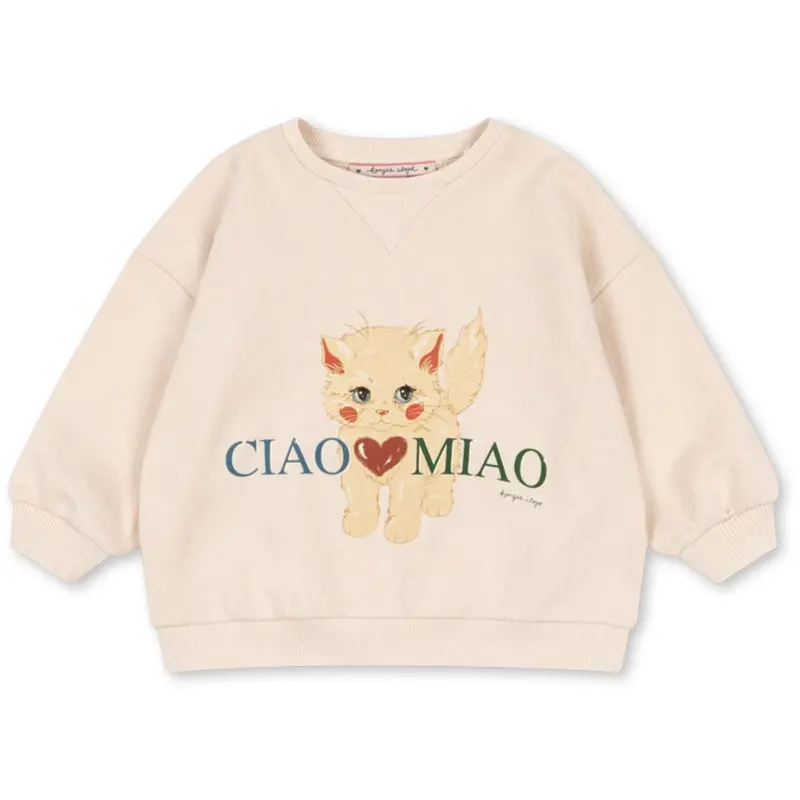 Konges Sløjd Whisper Pink Belli Sweatshirt Ocs 1