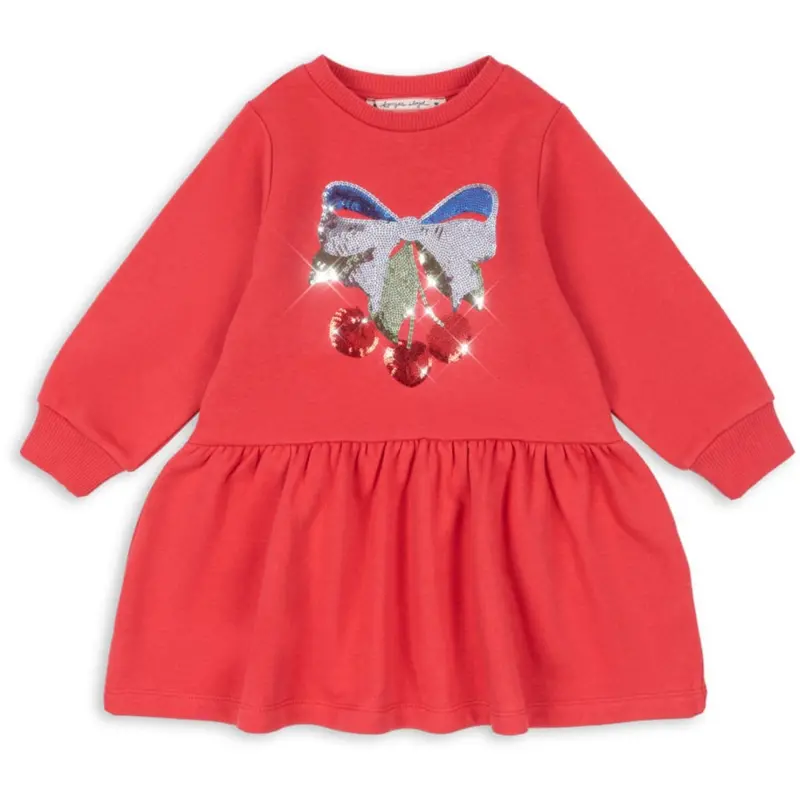 Konges Sløjd Winterberry Lou Sequin Sweat Dress Ocs 1