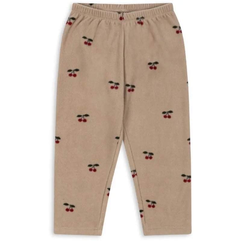Konges Sløjd X Luksusbaby Cherry Tavi Fleece Pants Grs 1