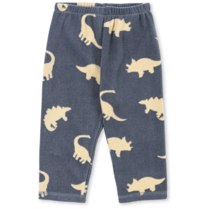 Konges Sløjd X Luksusbaby Dino Mist Tavi Fleece Pants Grs 1