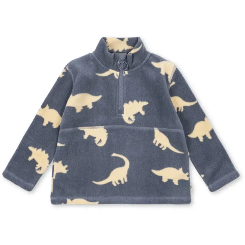 Konges Sløjd X Luksusbaby Dino Mist Tavi Fleece Sweatshirt Grs 1