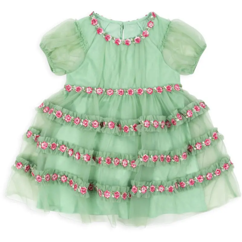 Konges Sløjd X Luksusbaby Green Joelle Dress 1