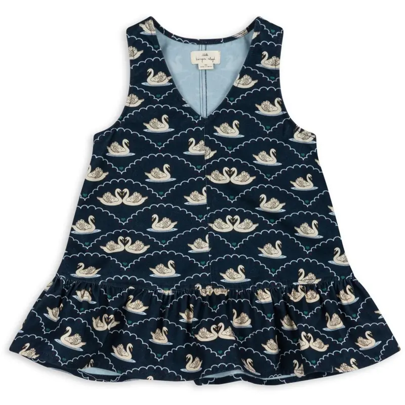 Konges Sløjd X Luksusbaby Swan Fen Dress Gots 1