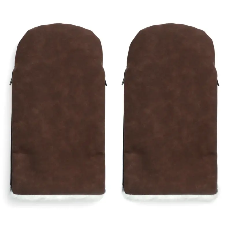 Kongwalther Chocolate Brown Faux Suede Østerbro Gloves 1