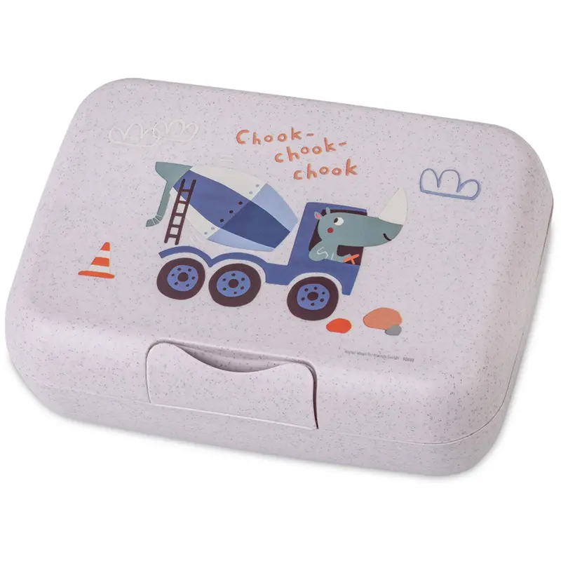 Koziol Organic Purple Grey Lunch Box With Separation Bowl Candy L Trucks 1