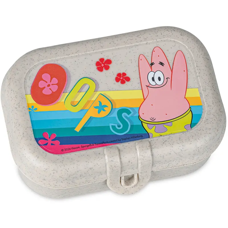 Koziol Organic Sand Lunch Box Set Pascal Ready Mini Spongebob Patrick 1