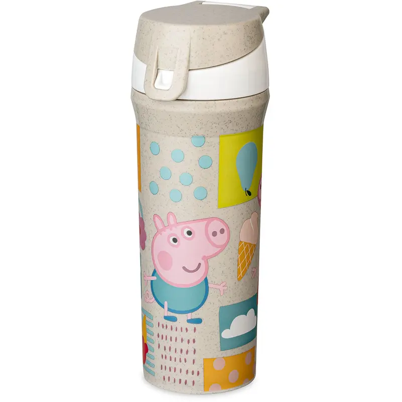 Koziol Organic Sand Water Bottle 500Ml Stan 0,5 Peppa Pig 1