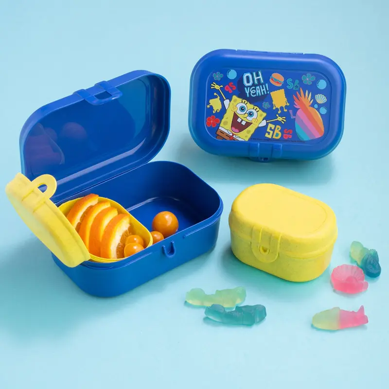 Koziol Organic Space Blue Lunch Box Set Pascal Ready Mini Spongebob Squarepants 2