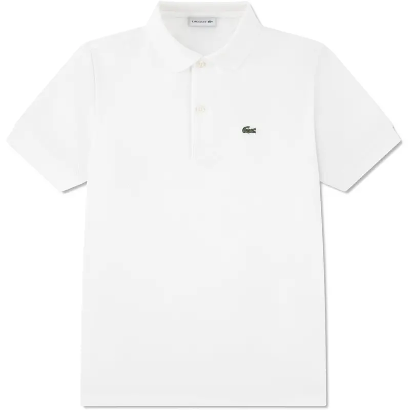 Lacoste Blanc Non-Organic Petit Pique Polo 1