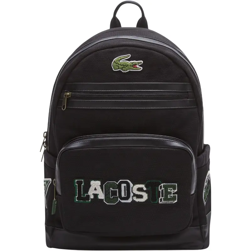 Lacoste Noir Lcan Varsity Backpack 1