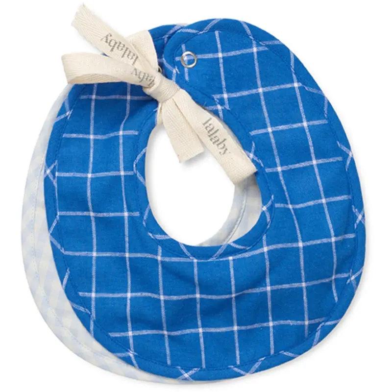 Lalaby Art Blue Bibi Bib 2-Pack 1