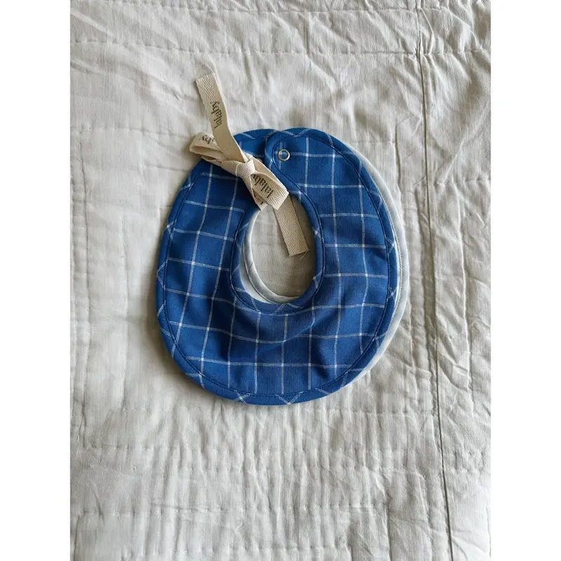 Lalaby Art Blue Bibi Bib 2-Pack 2