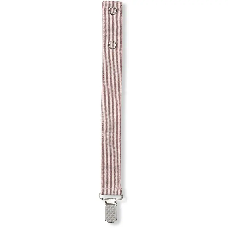 Lalaby Berry Stripe Pacifier Clip 1