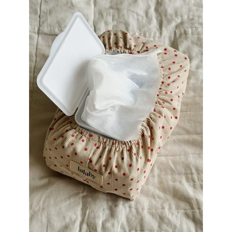 Lalaby Wet Wipe Cover Red Dot 1