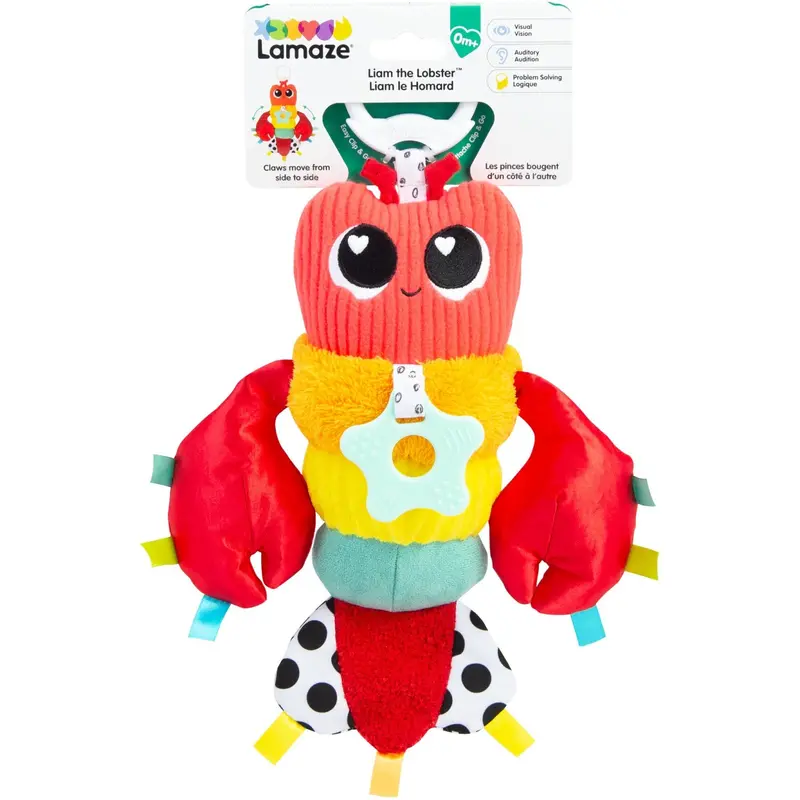 Lamaze Liam Lobster Clip & Go 1