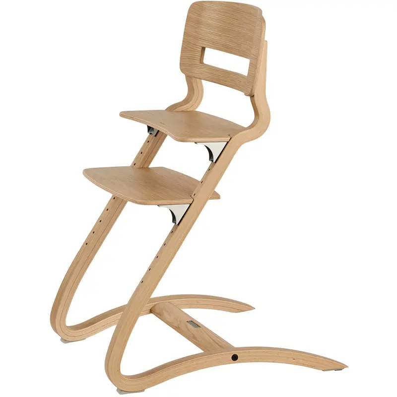Leander Oak Nature Leander Louie™ High Chair Without Safety Bar 1