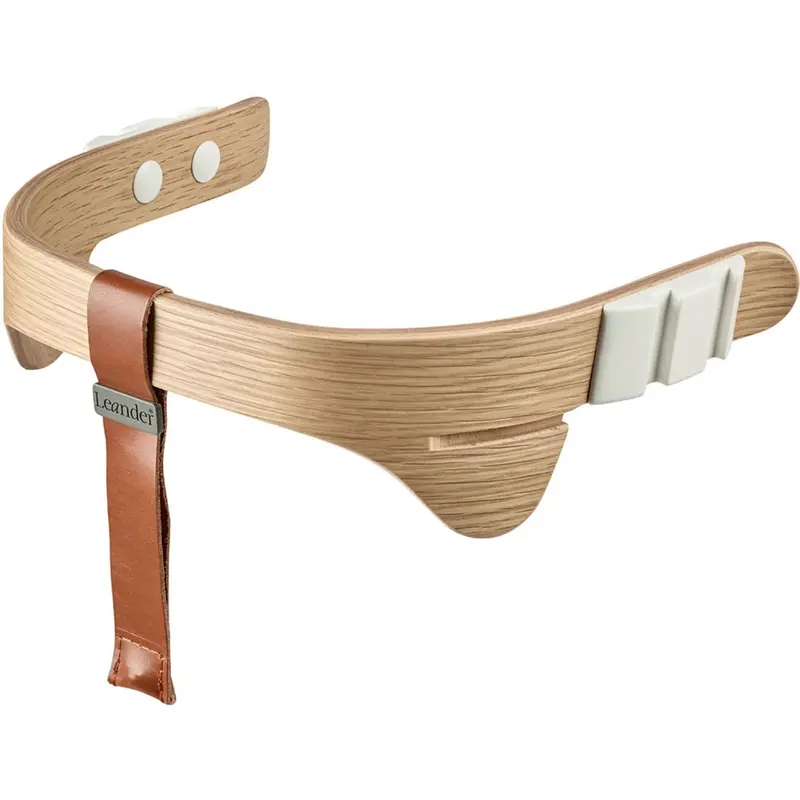 Leander Oak Nature Safety Bar For Leander High Chair 1