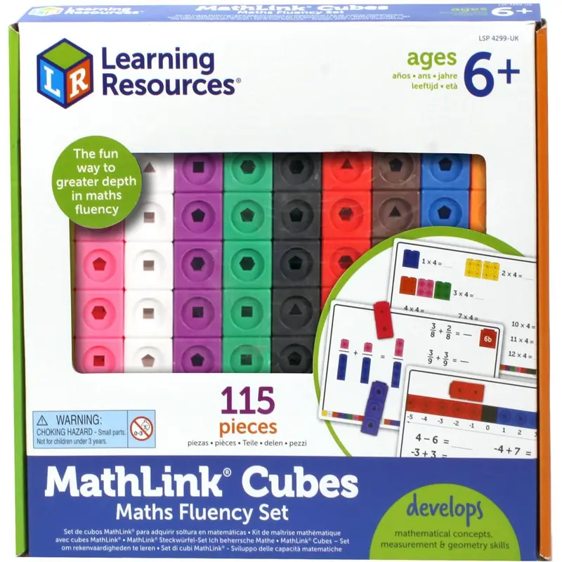 Learning Resources® Mathlink® Cubes Maths Fluency Set 1