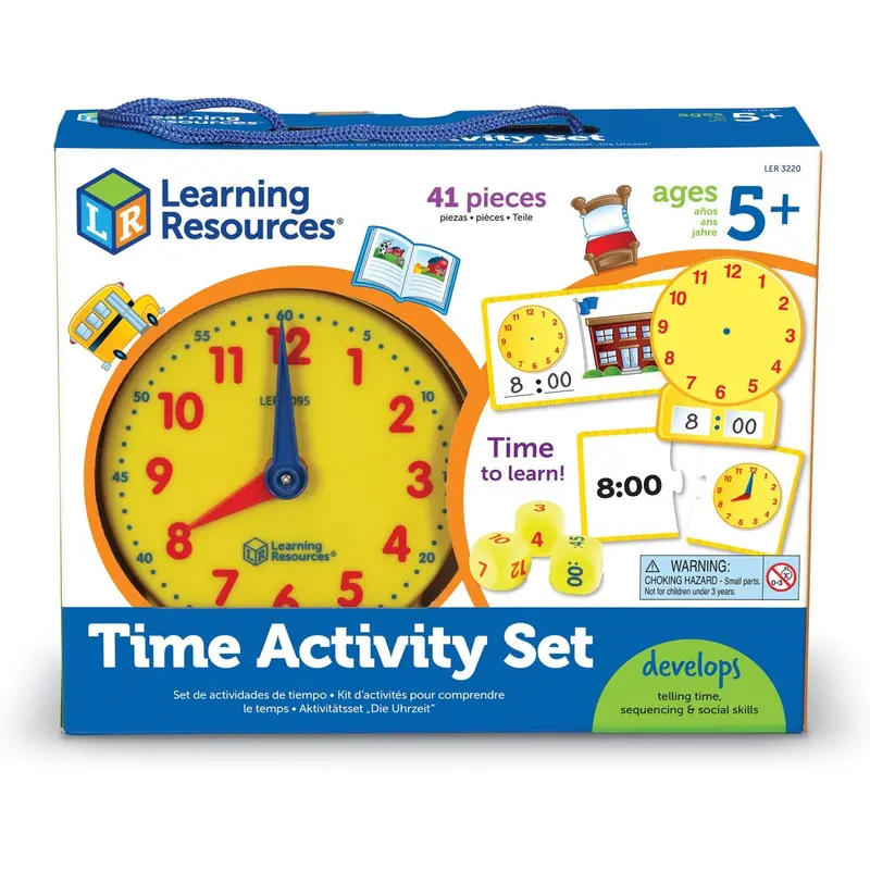 Learning Resources® Time Activity Set 1