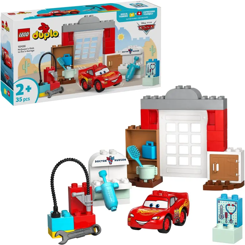 Lego® Duplo Disney Tm - Lynet Mcqueens Besøg I Docs Værksted 10456 1