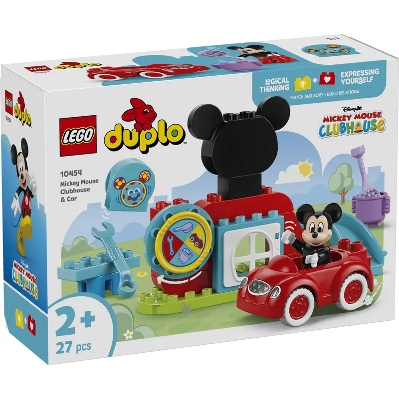 Lego® Duplo Disney Tm - Mickeys Klubhus And Bil 10454 1