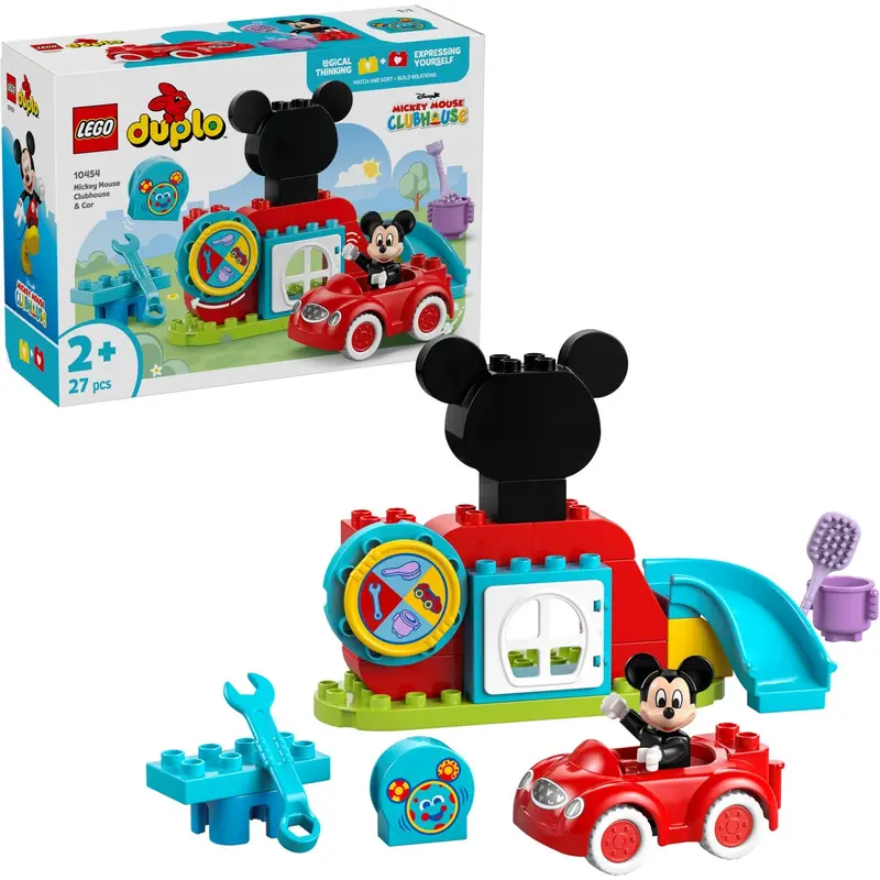 Lego® Duplo Disney Tm - Mickeys Klubhus And Bil 10454 2