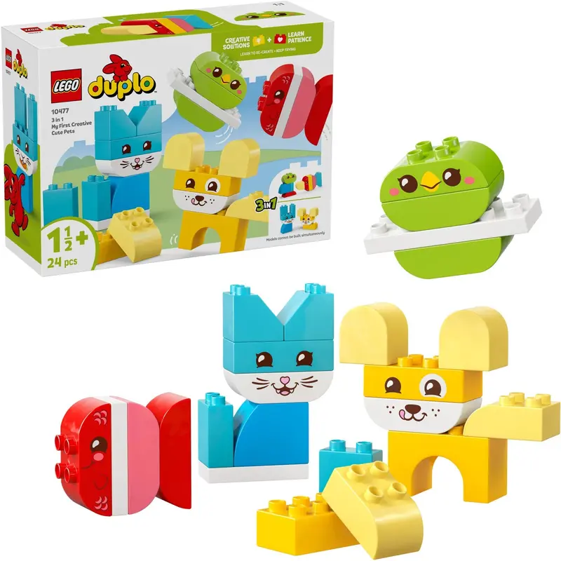 Lego® Duplo My First 3-I-1 Kreative Søde Kæledyr 10477 1