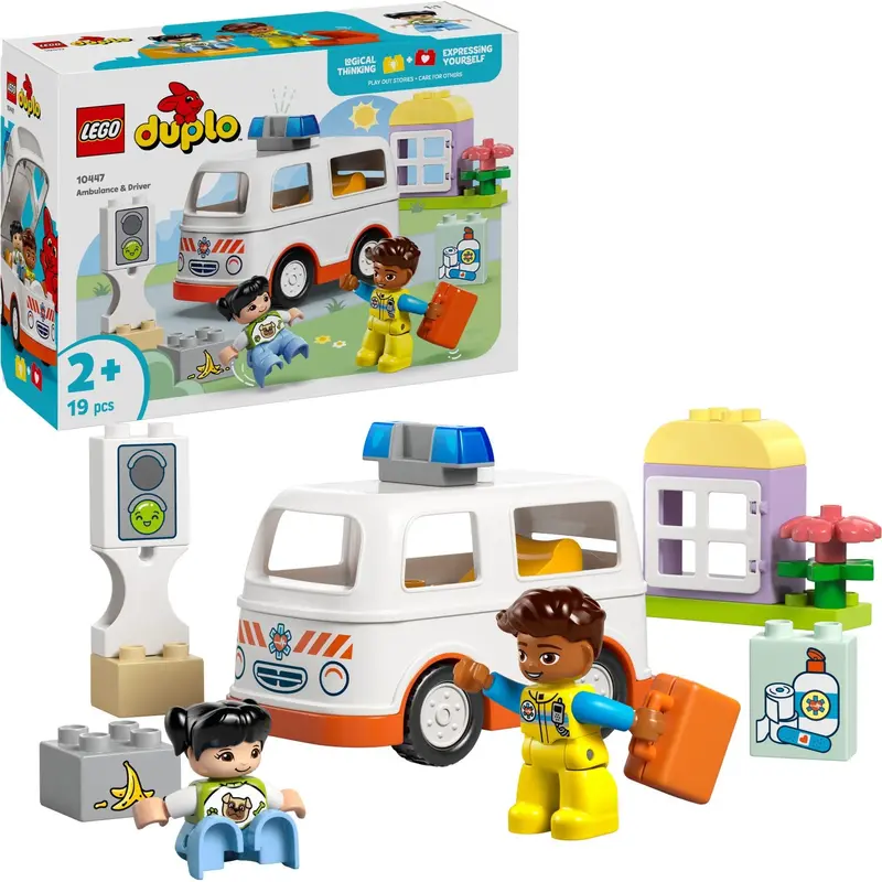 Lego® Duplo Town - Ambulance And Fører 10447 2