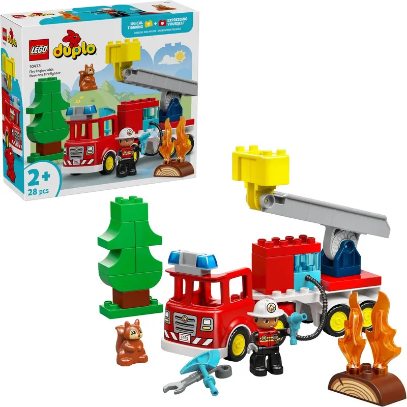 Lego® Duplo Town Brandbil Med Slange And Brandmand 10473 1