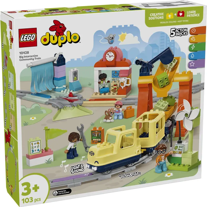 Lego® Duplo Town - Stort Interaktivt Lokalbanetog 10428 1