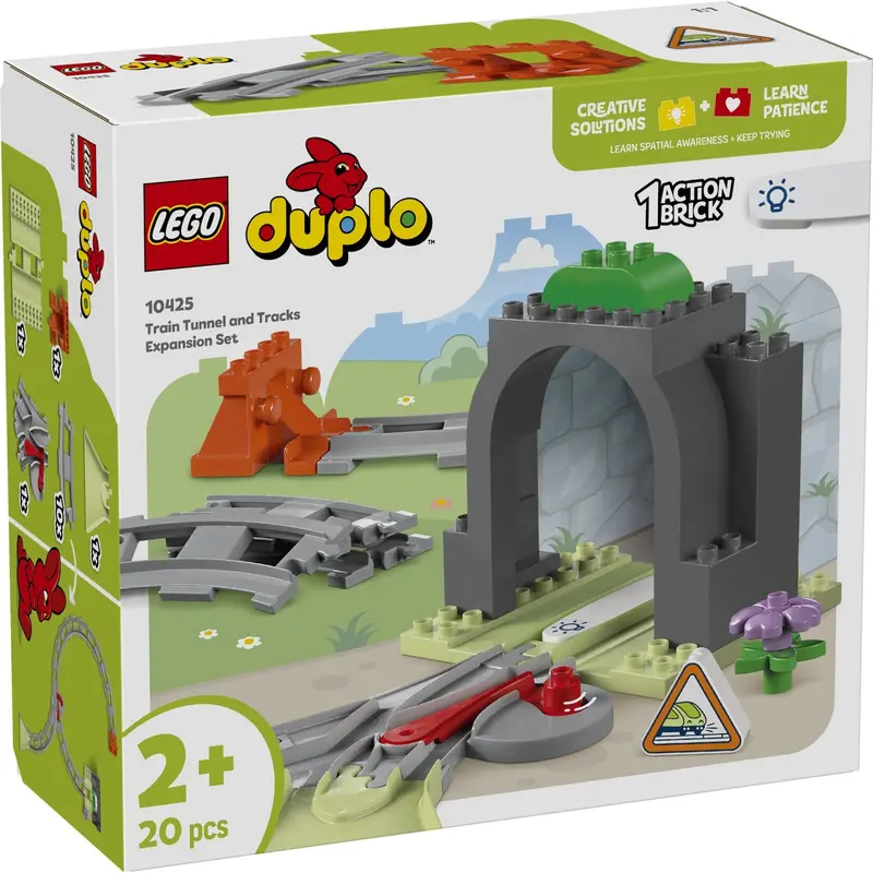 Lego® Duplo Town - Togtunnel And Spor – Udvidelsessæt 10425 1