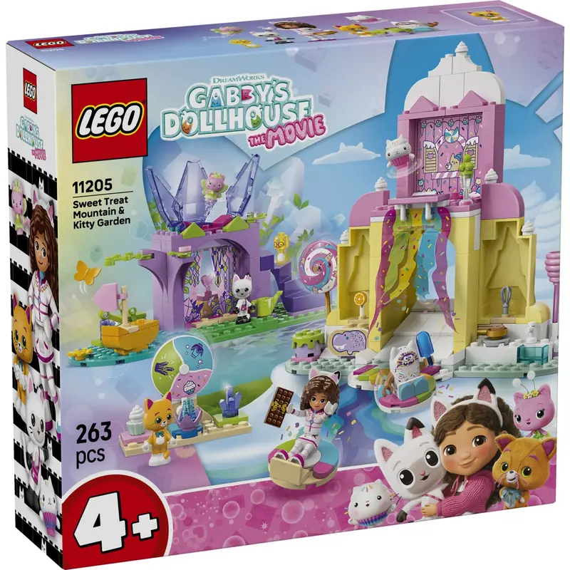 Lego® Gabby's Dollhouse - Gane-Guf-Bjerget And Kattehaven 11205 1