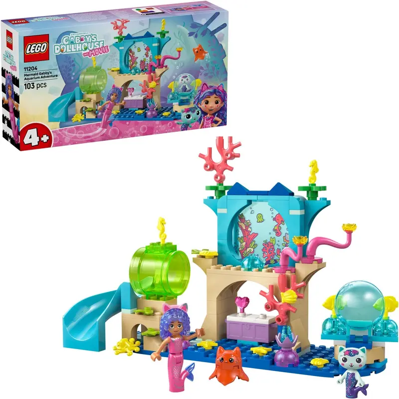 Lego® Gabby's Dollhouse - Havfrue-Gabbys Akvarie-Eventyr 11204 1
