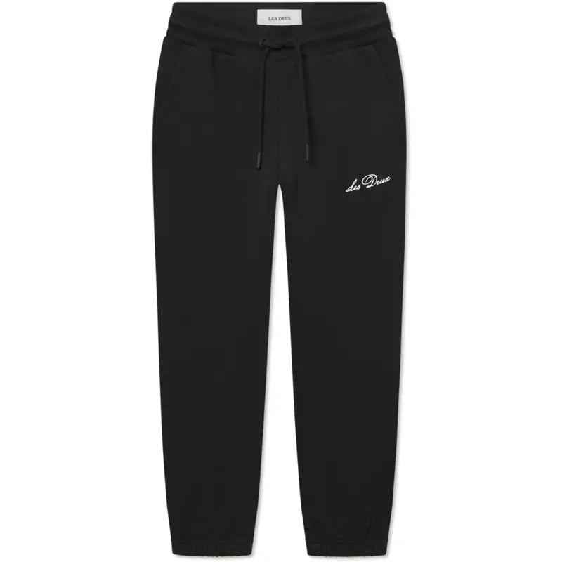 Les Deux Kids Black West Side Sweatpants Kids 1