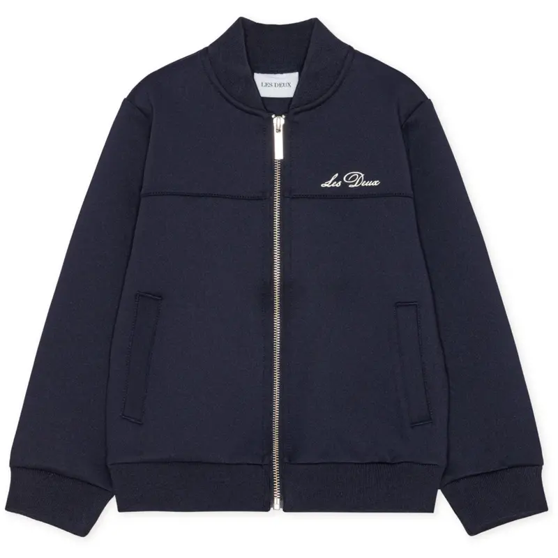 Les Deux Kids Dark Navy Ballier Crew Track Jacket 1