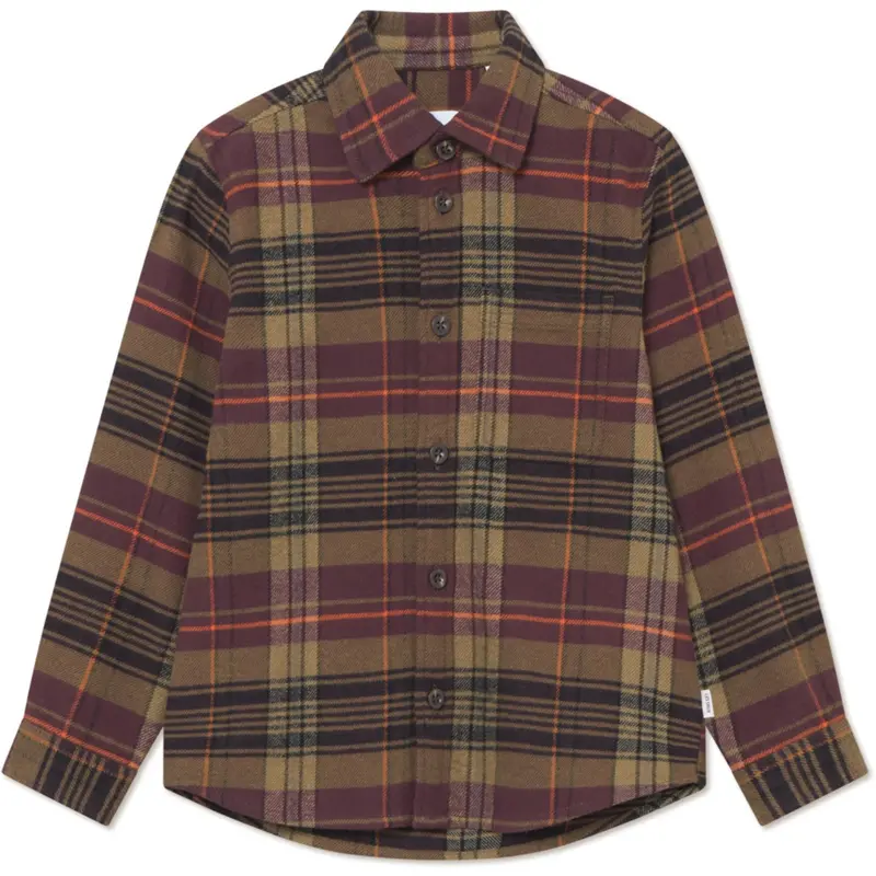 Les Deux Kids Fudge Lennon Check Overshirt Kids 1