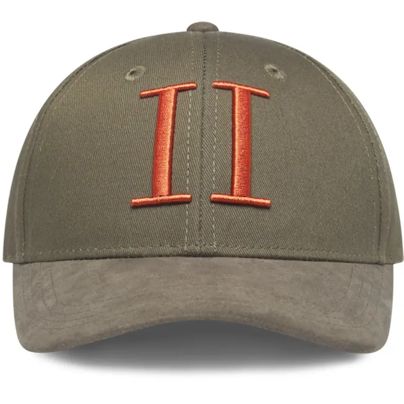 Les Deux Kids Olive Night Baseball Cap Encore Suede Kids 1