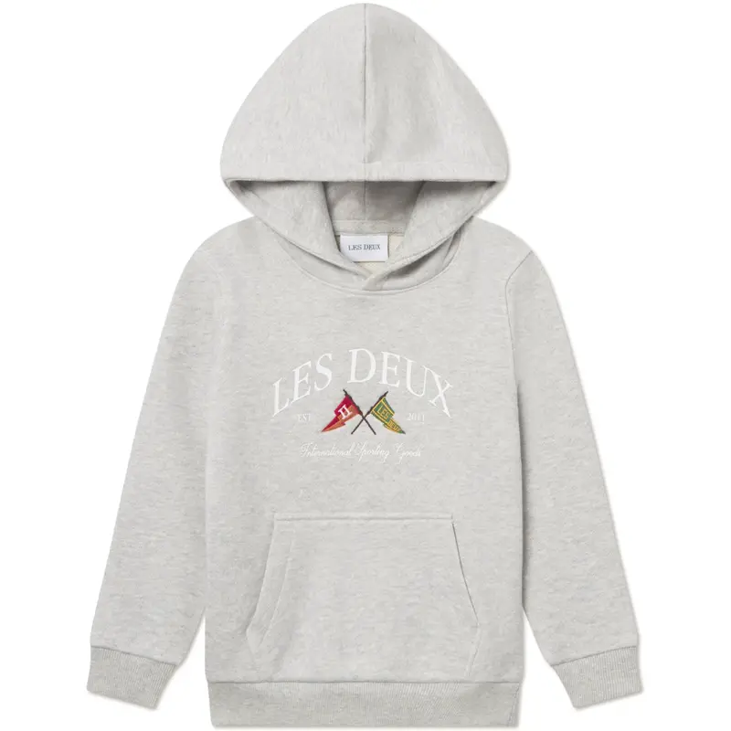 Les Deux Kids Snow Melange Ivy League Hoodie Kids 1