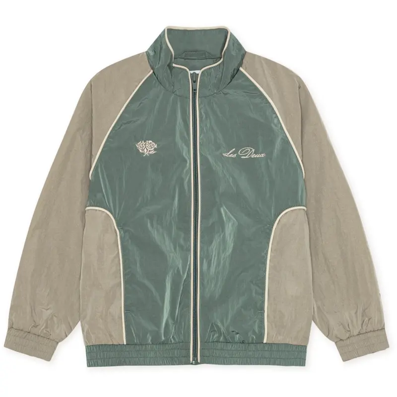 Les Deux Kids Tea Green Shiny Crisp Track Jacket Kids 1