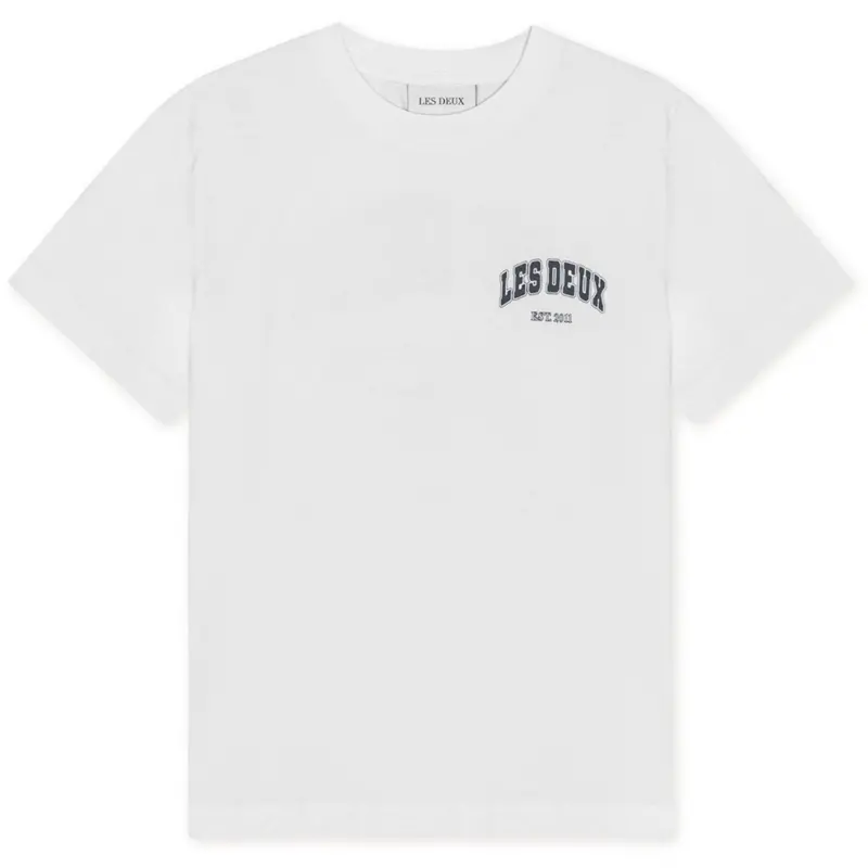 Les Deux Kids White Hoop T-Shirt 1