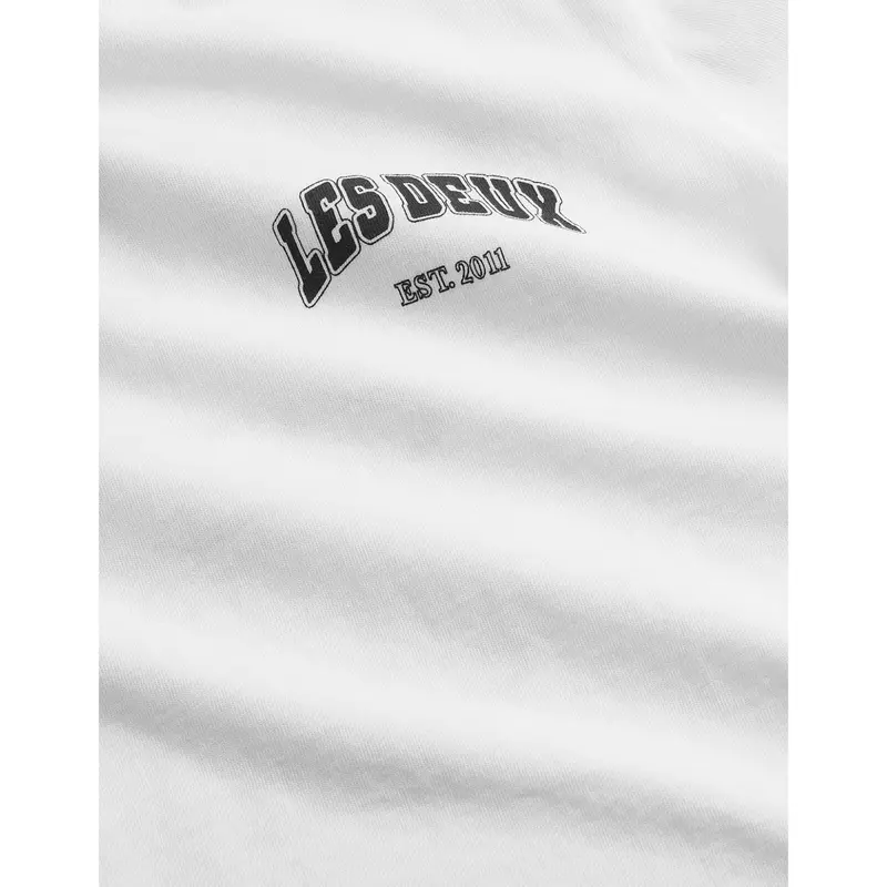 Les Deux Kids White Hoop T-Shirt 3
