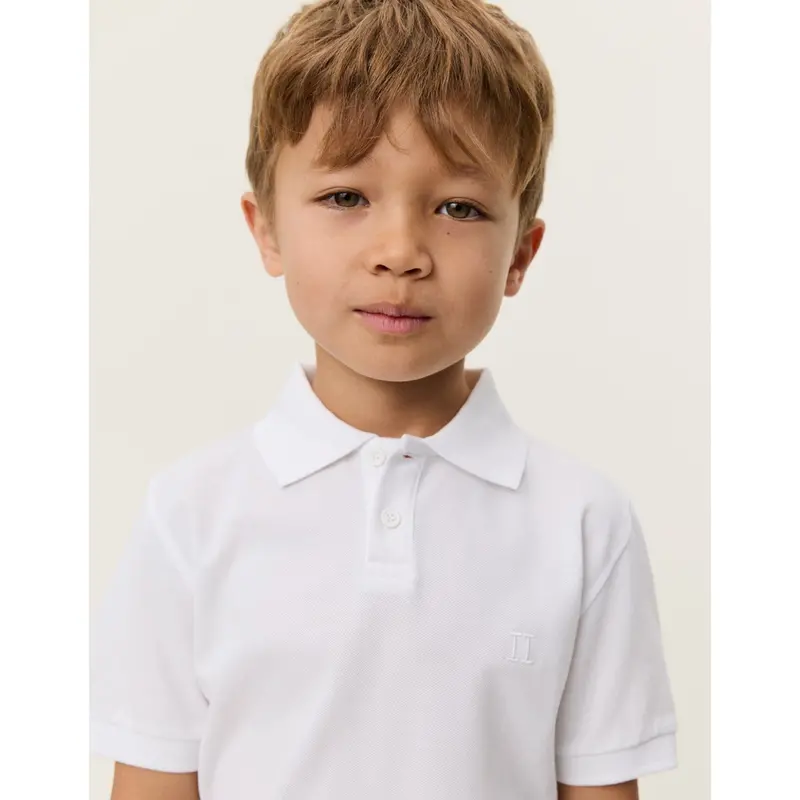 Les Deux Kids White Pique Polo 3
