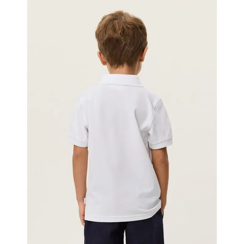 Les Deux Kids White Pique Polo 4