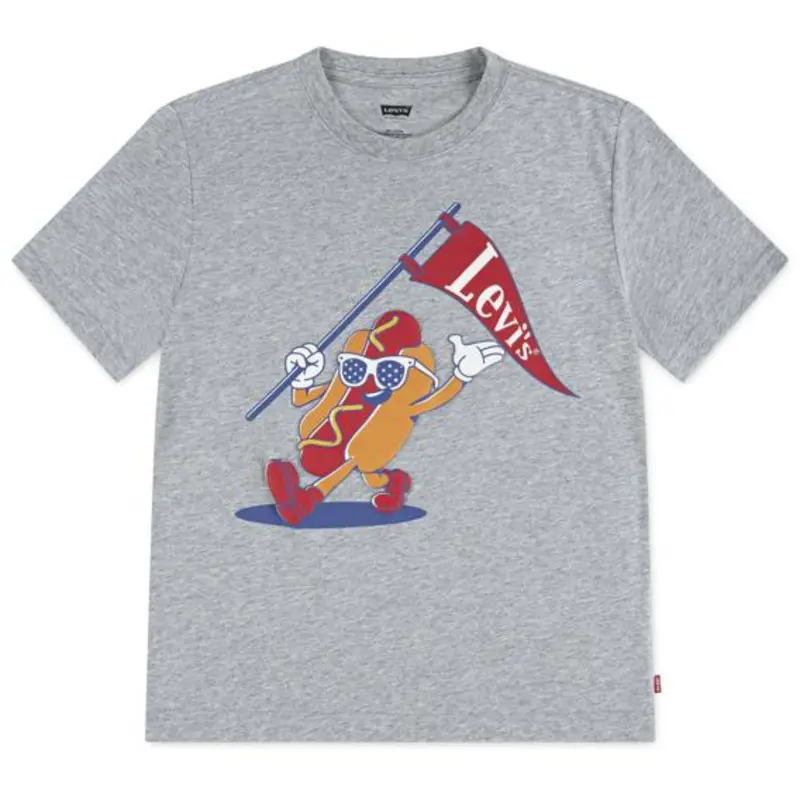 Levi's Grey Heather Lvb Parading Hot Dog Tee 1