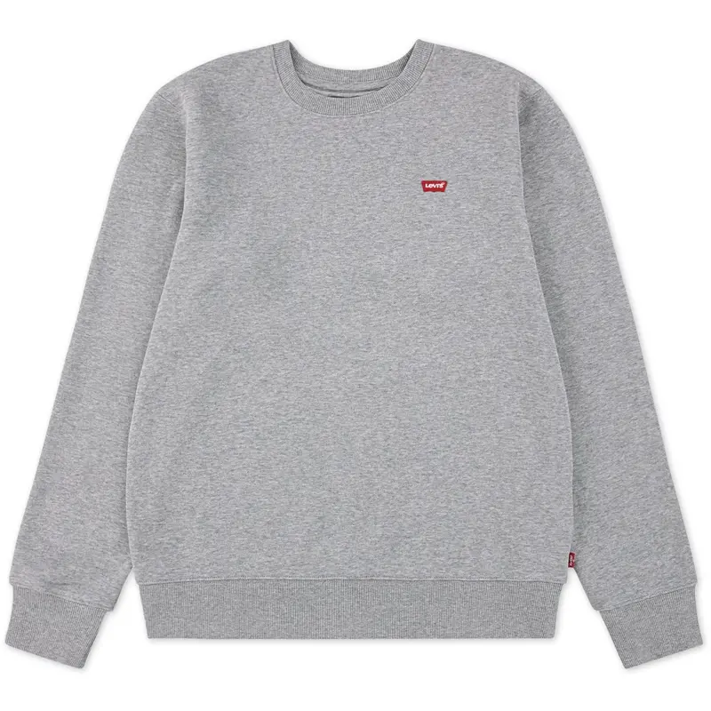 Levi's Grey Heather Mini Logo Crewneck Sweatshirt 1